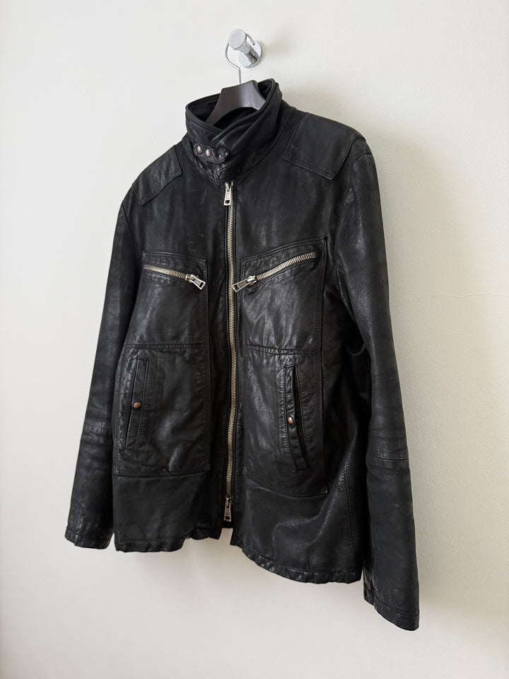 Leather Moto Jacket