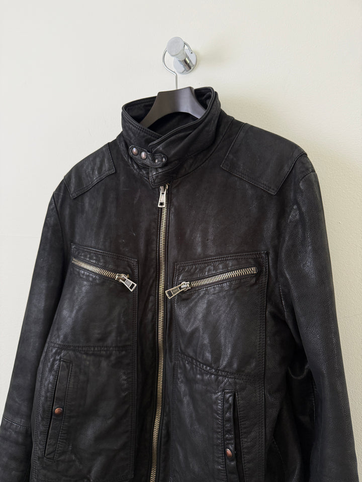 Leather Moto Jacket