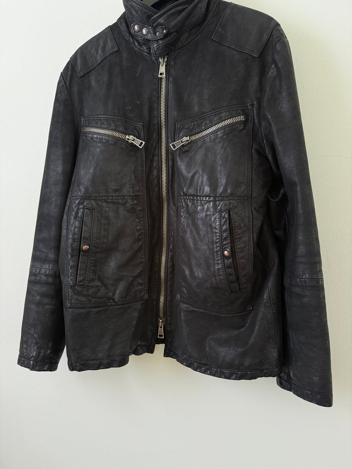 Leather Moto Jacket