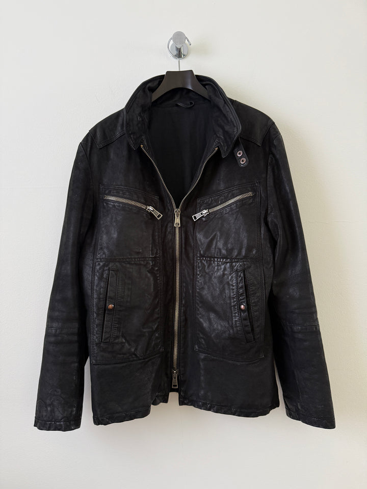 Leather Moto Jacket