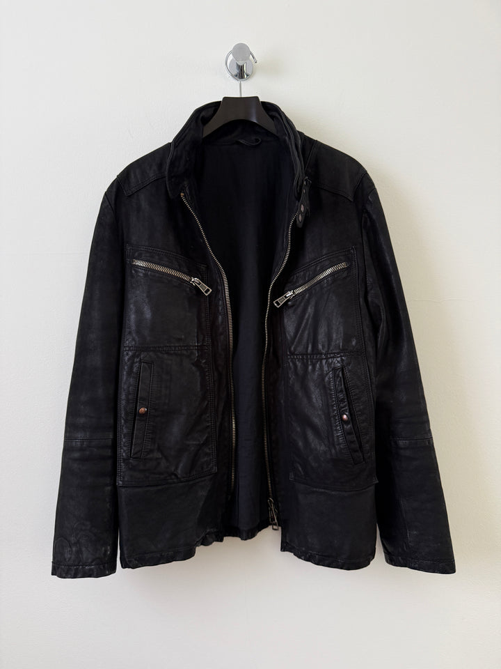 Leather Moto Jacket