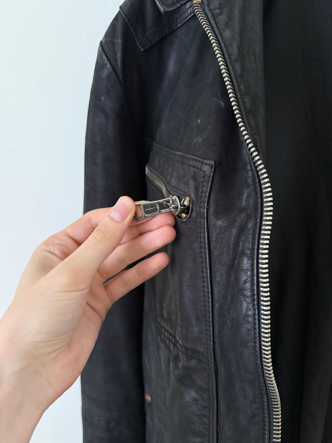 Leather Moto Jacket