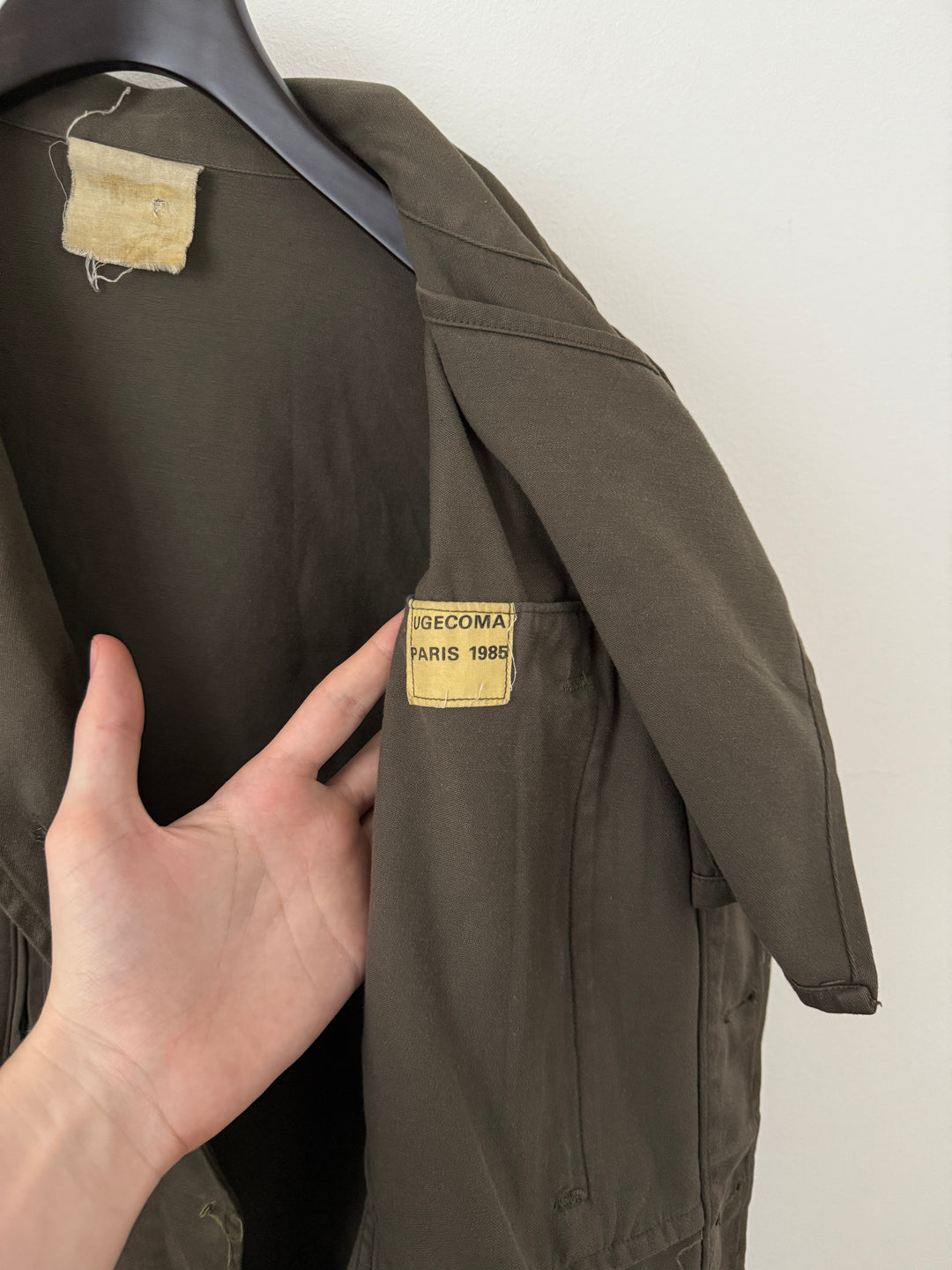 Vintage 1985 French Military Utility Field Jacket