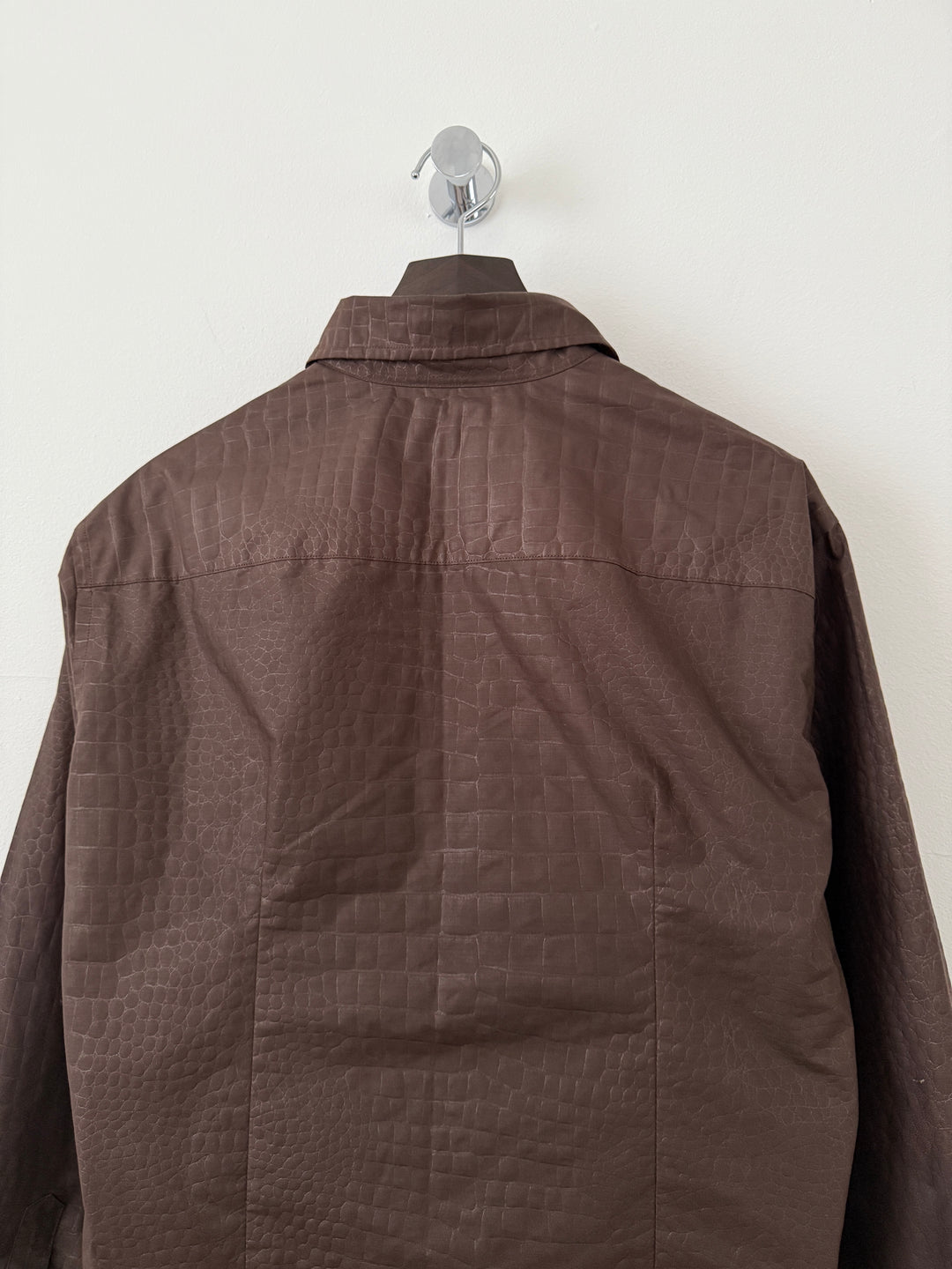 Yoshiyuki Konishi Brown Textured Button Up Shirt
