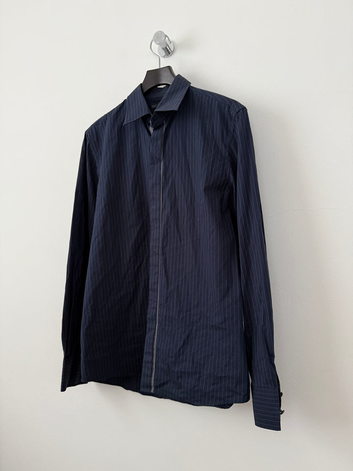 Primo Emporio Navy Striped Button Up Shirt