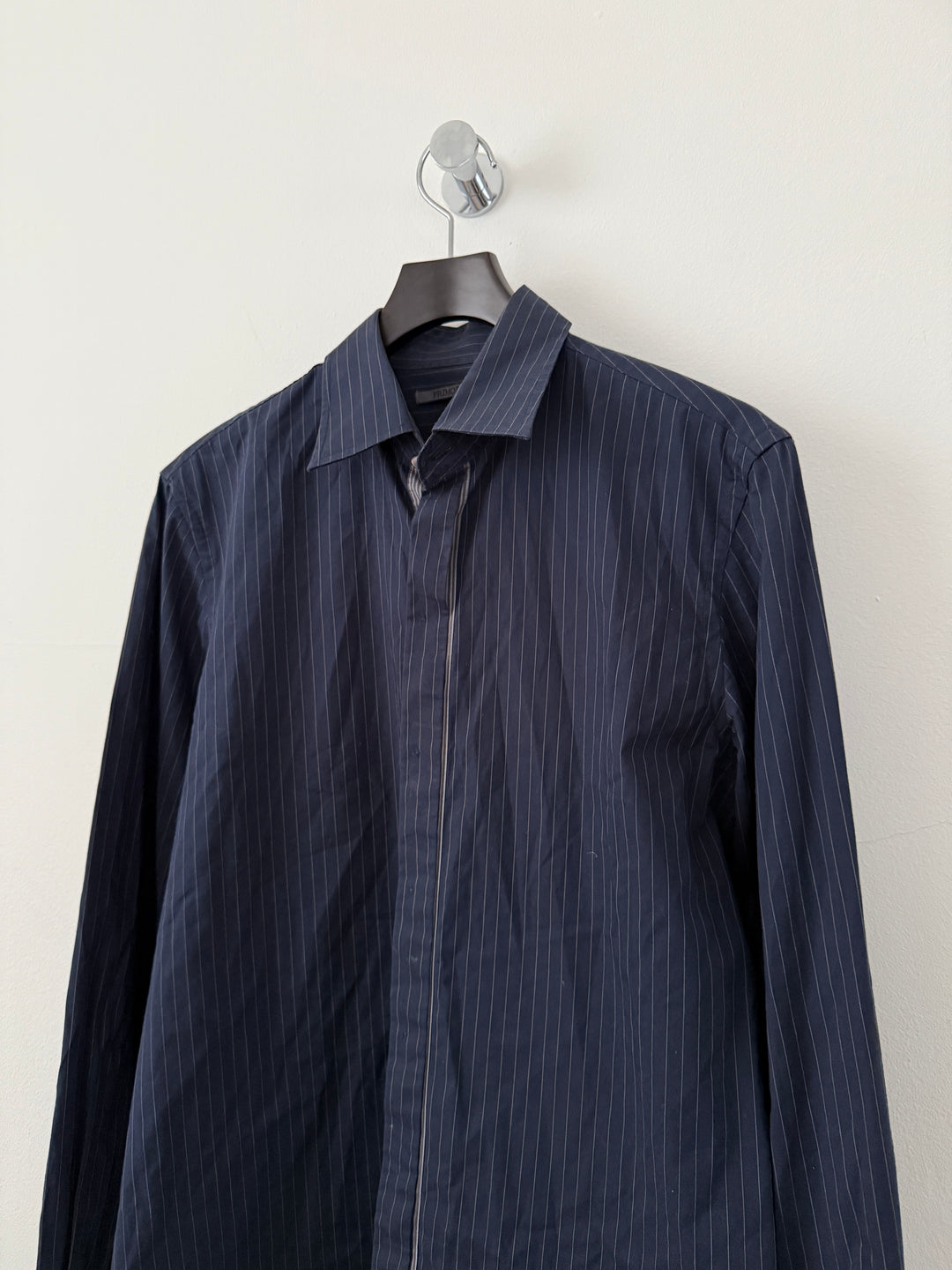Primo Emporio Navy Striped Button Up Shirt