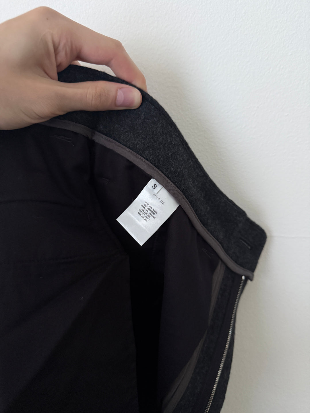 Tailored Pants in Wool/Cashmere