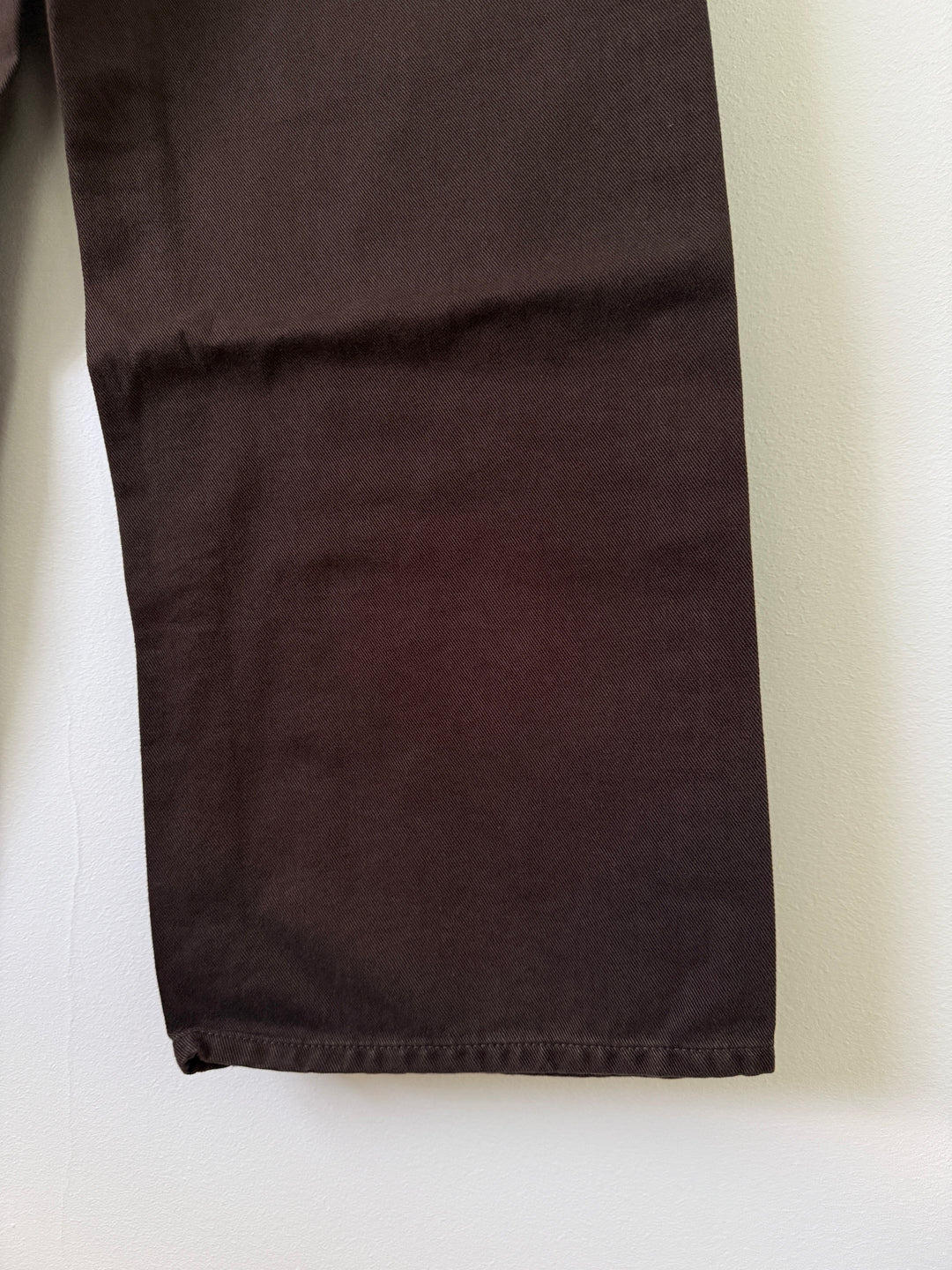 Steve Garment Dyed Jeans in Brown Bushed Cotton