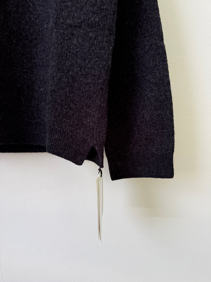 Midas Henley Knit Sweater in Suvin Cotton & Wool