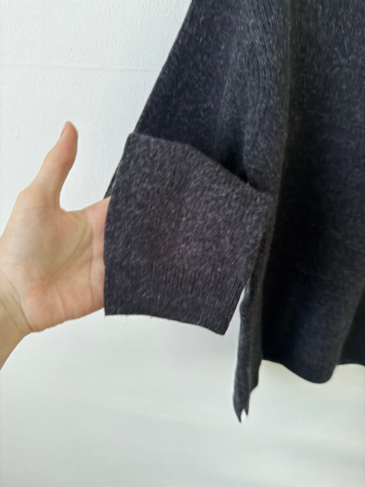Midas Henley Knit Sweater in Suvin Cotton & Wool