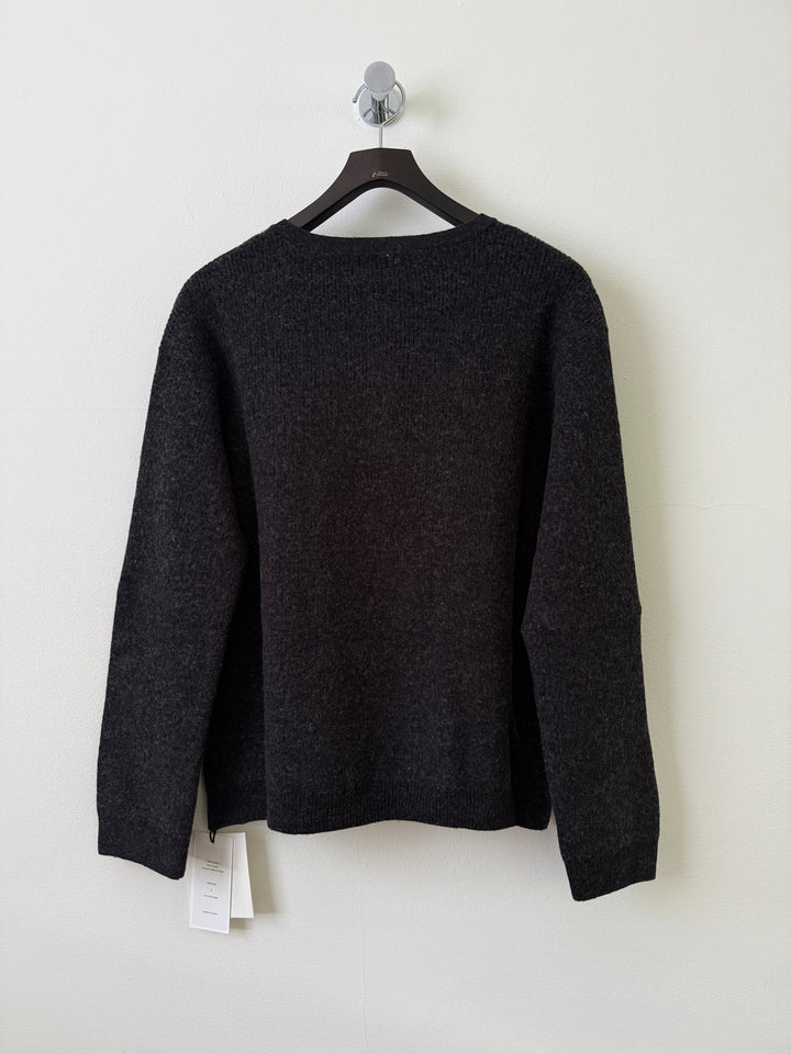 Midas Henley Knit Sweater in Suvin Cotton & Wool