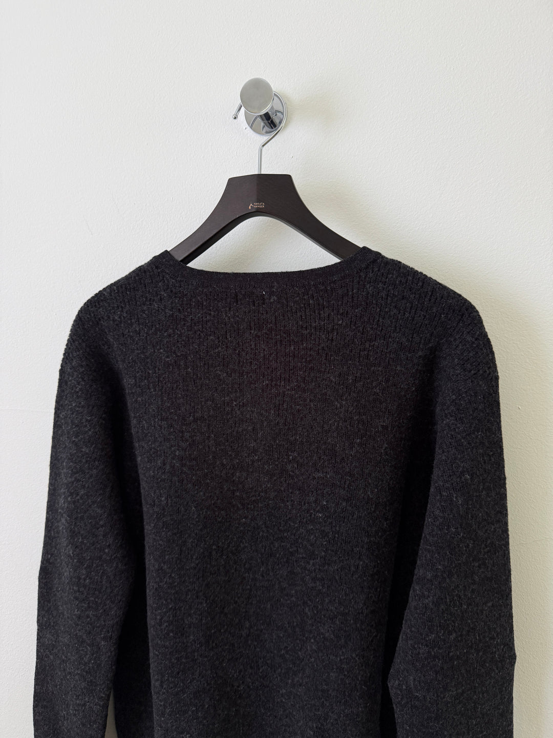 Midas Henley Knit Sweater in Suvin Cotton & Wool