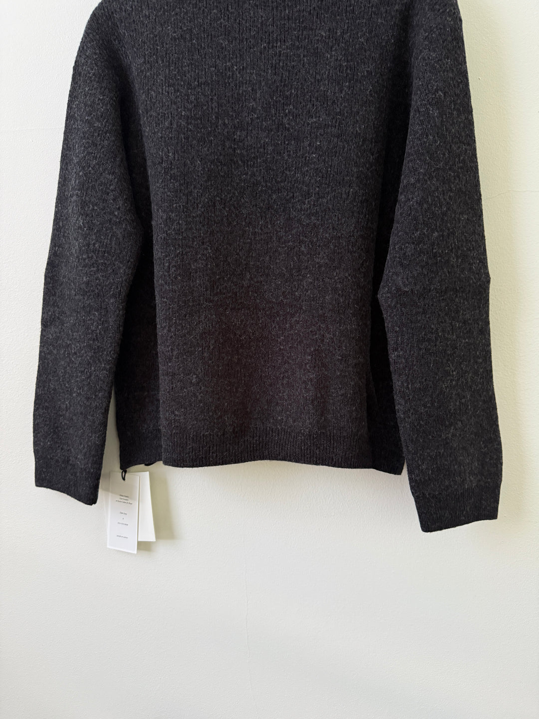 Midas Henley Knit Sweater in Suvin Cotton & Wool