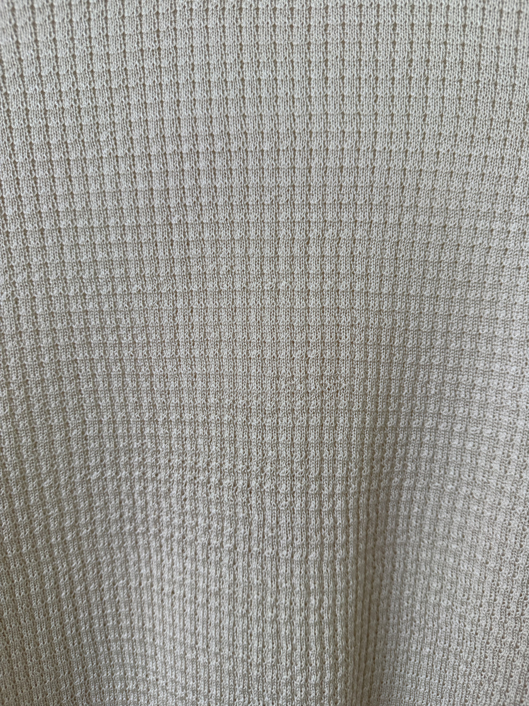 Hugh Waffle Knit Sweater in Silk
