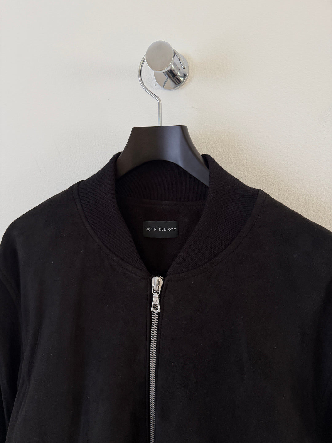 Black Suede Bogota II Bomber