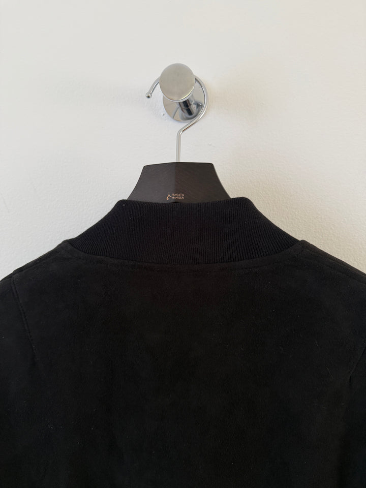 Black Suede Bogota II Bomber