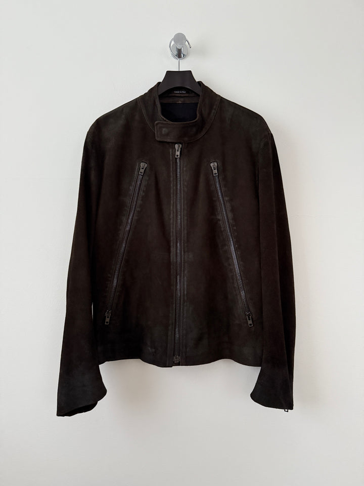 2014 5 Zip Leather Moto Jacket