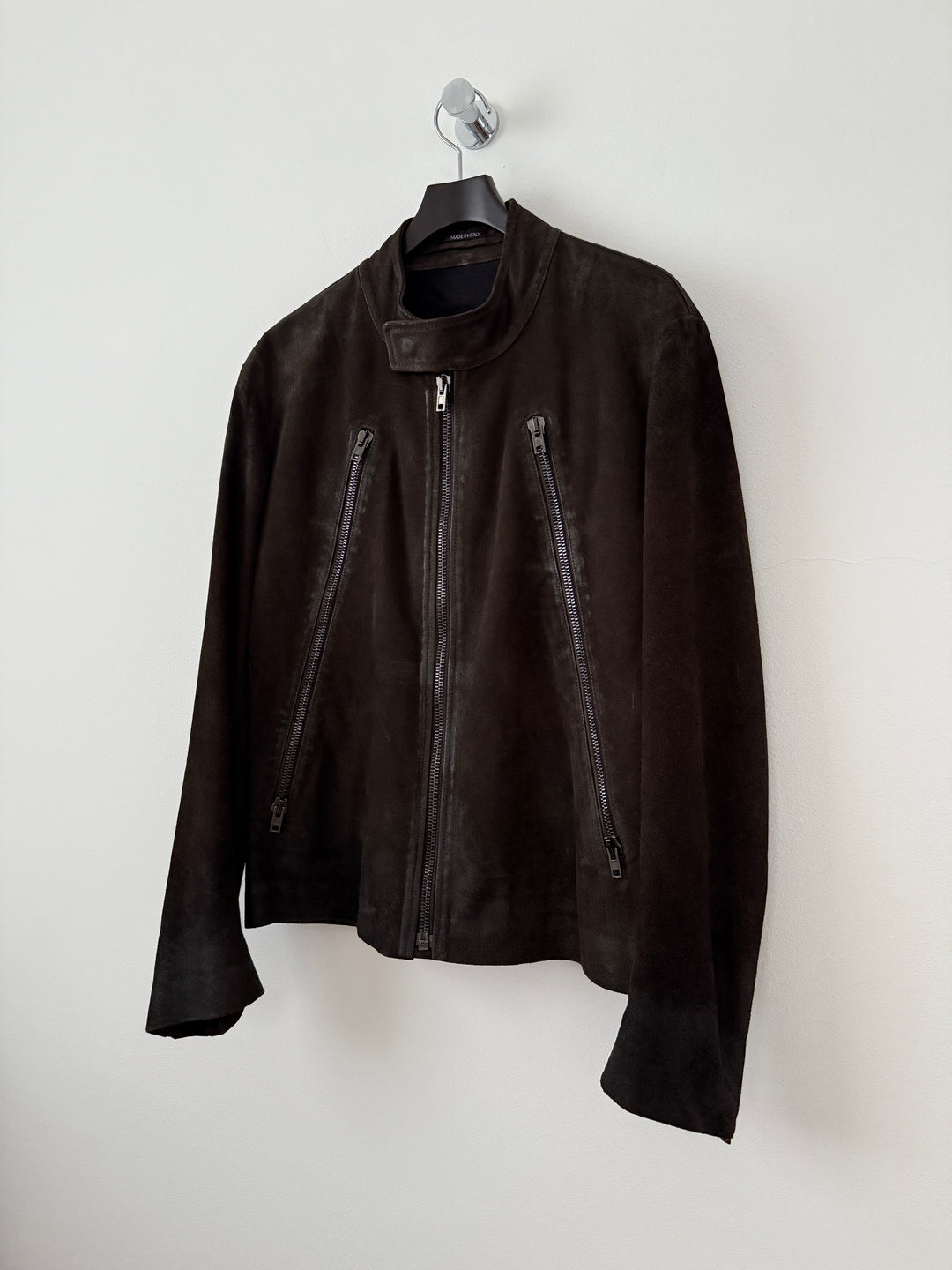 2014 5 Zip Leather Moto Jacket