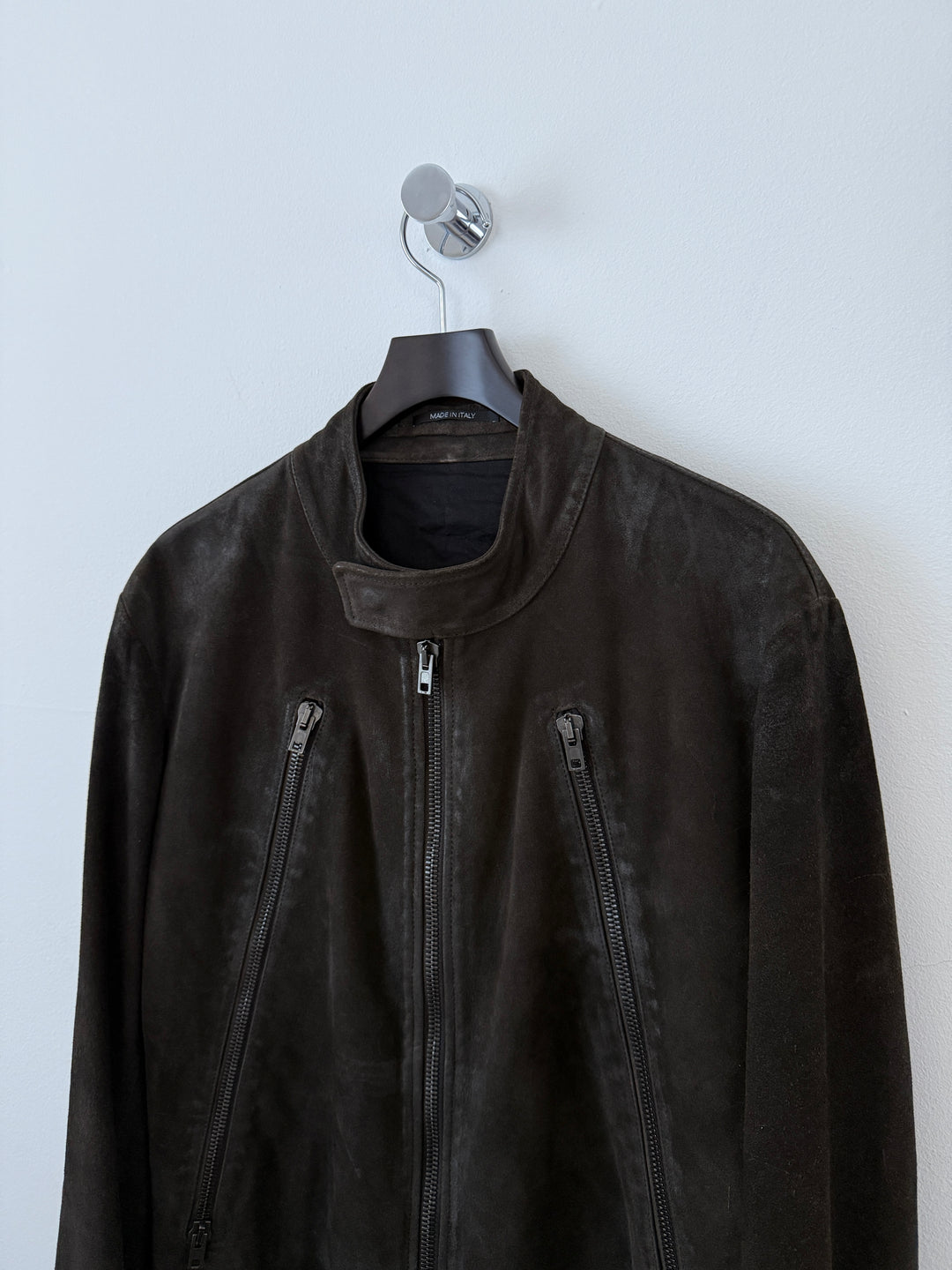 2014 5 Zip Leather Moto Jacket
