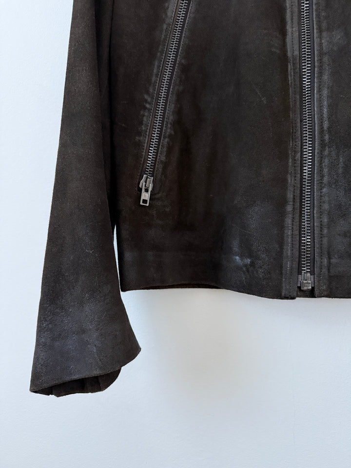 2014 5 Zip Leather Moto Jacket