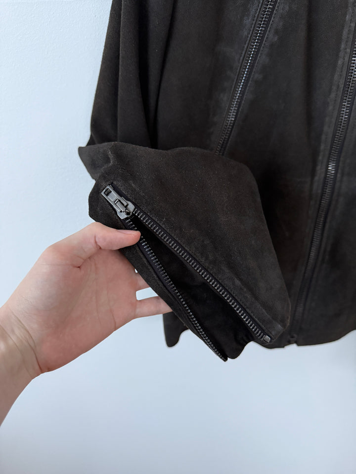 2014 5 Zip Leather Moto Jacket