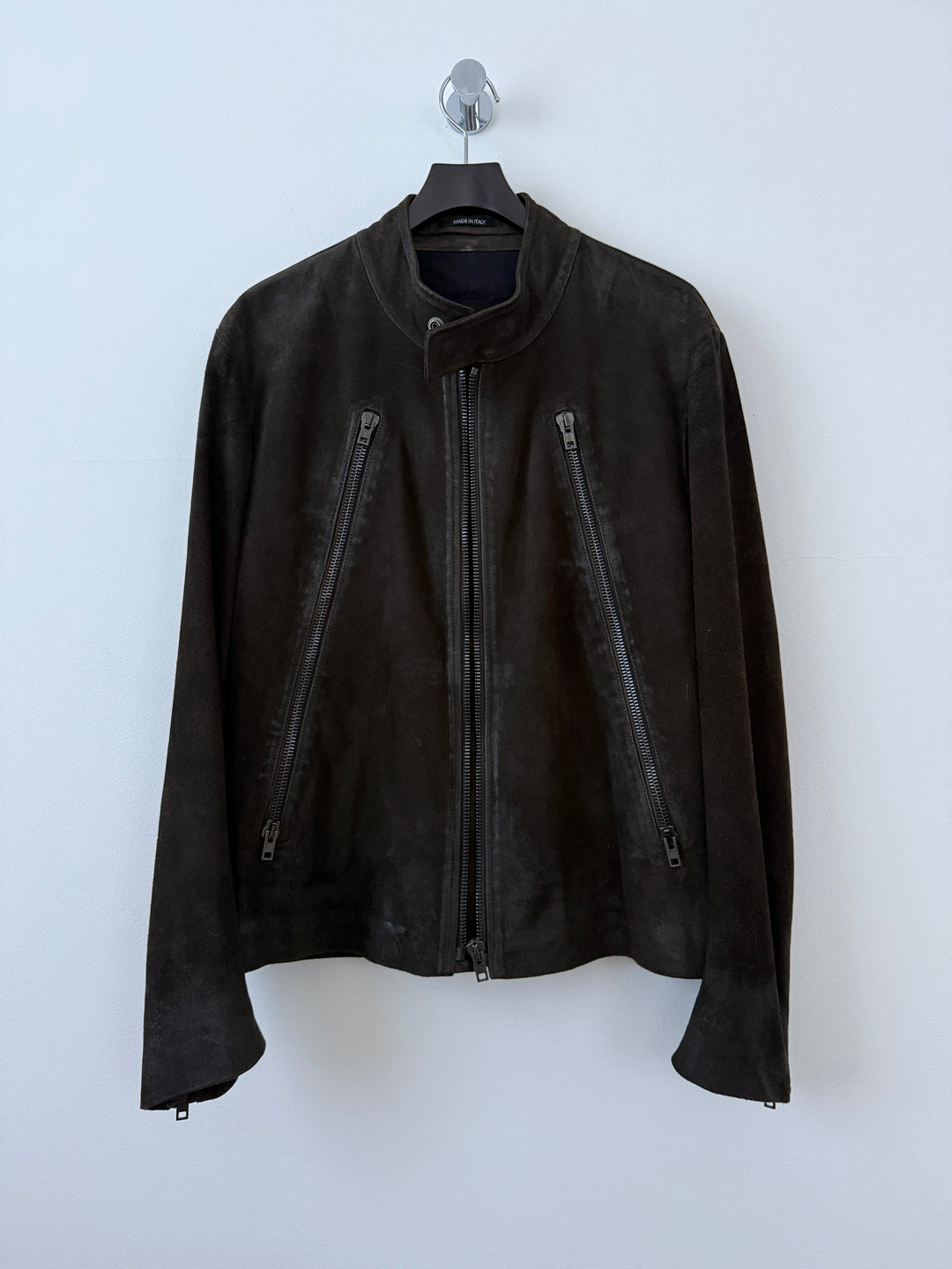 2014 5 Zip Leather Moto Jacket