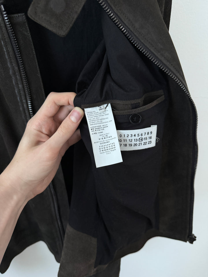 2014 5 Zip Leather Moto Jacket