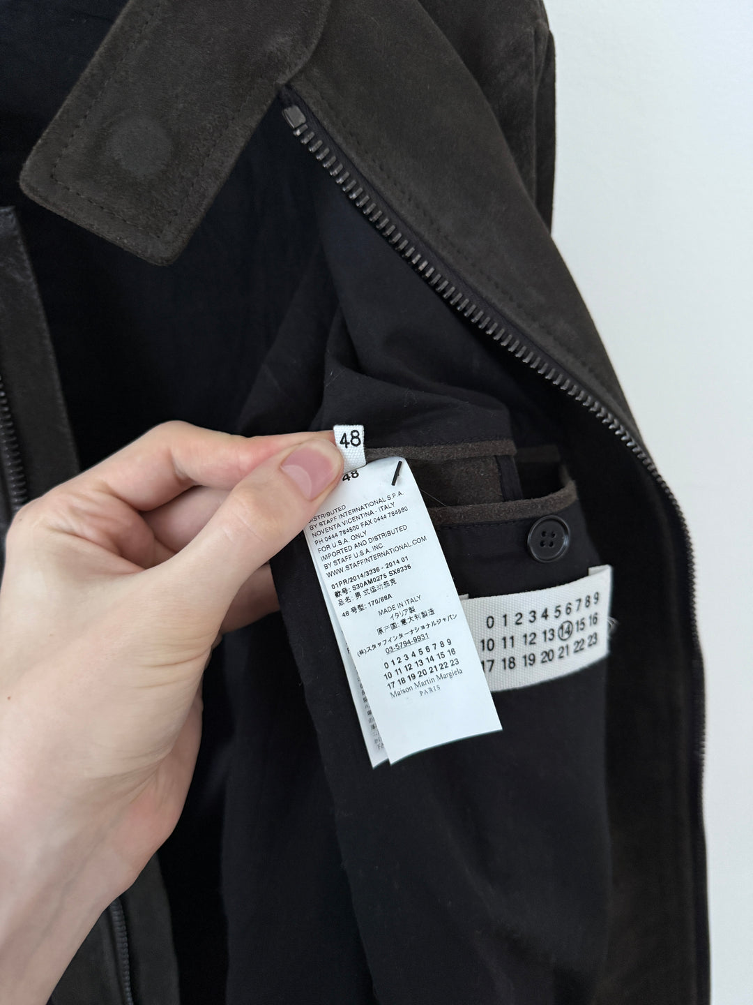 2014 5 Zip Leather Moto Jacket