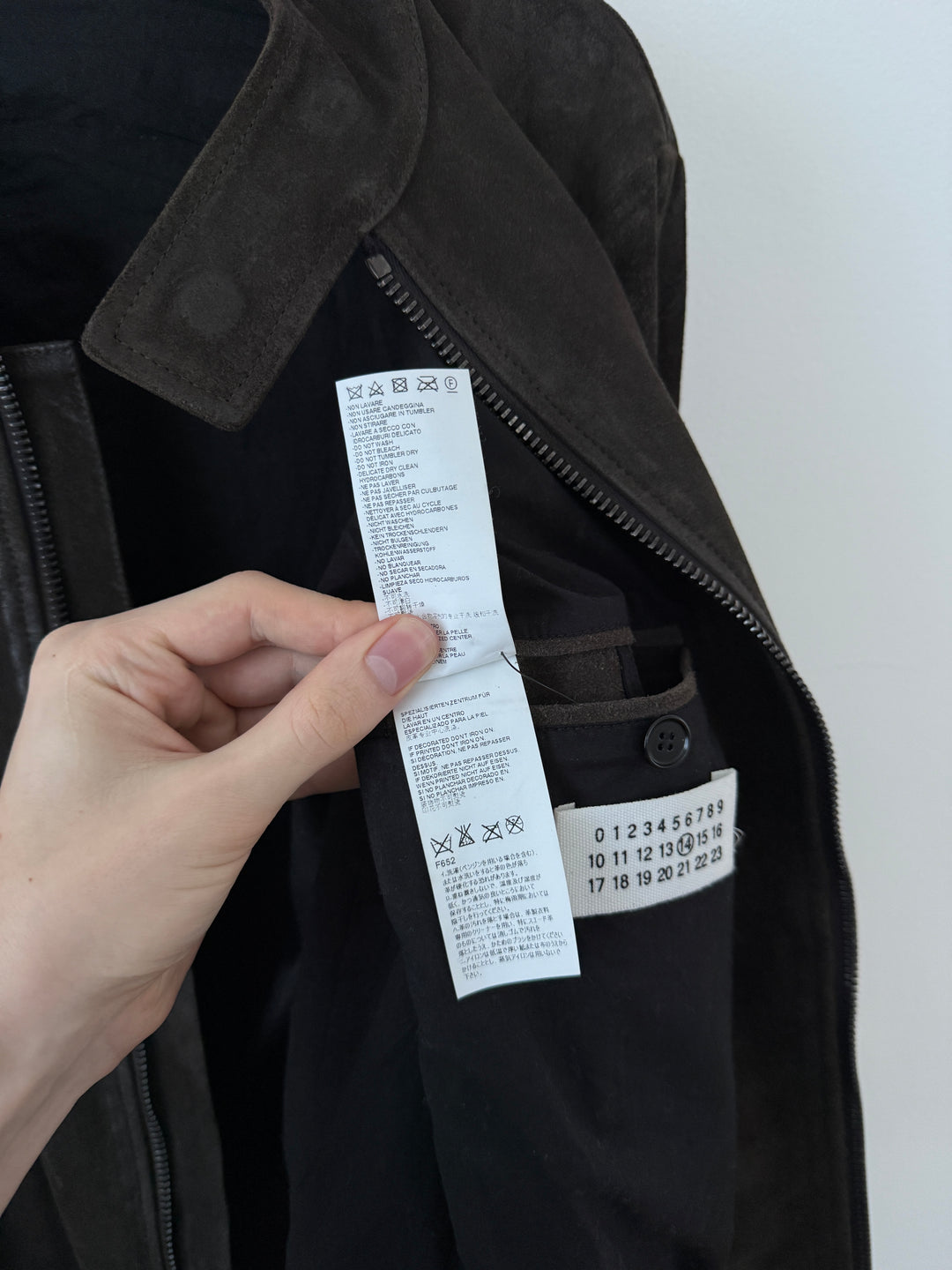 2014 5 Zip Leather Moto Jacket