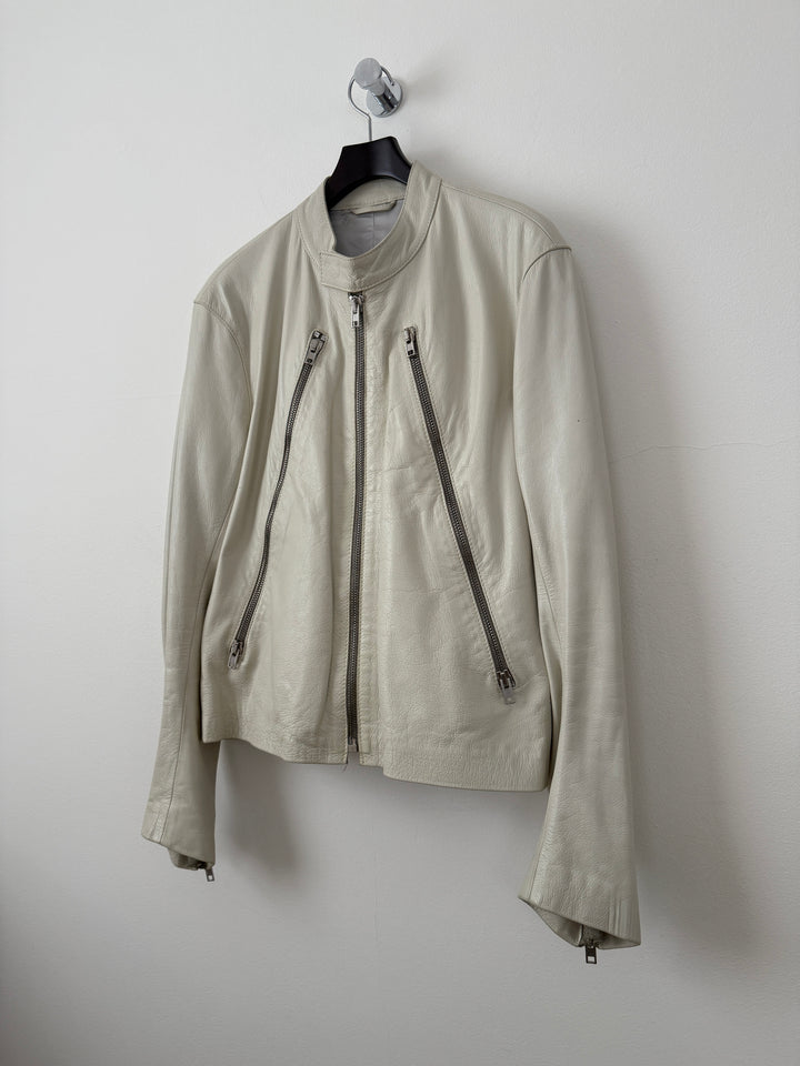 2007 5 Zip Leather Moto Jacket