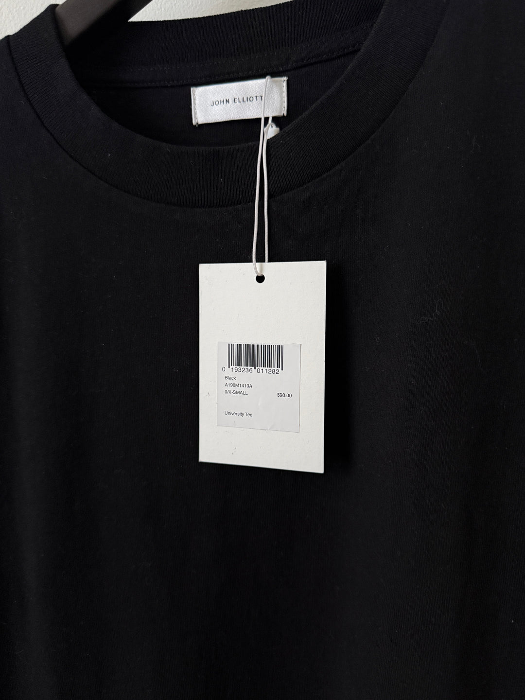 Black University Tee