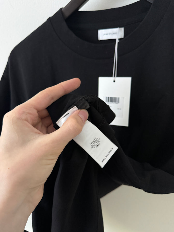 Black University Tee