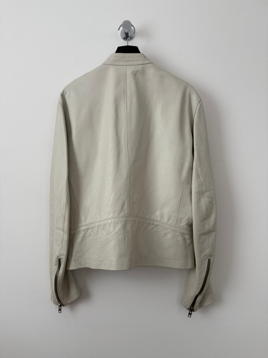 2007 5 Zip Leather Moto Jacket