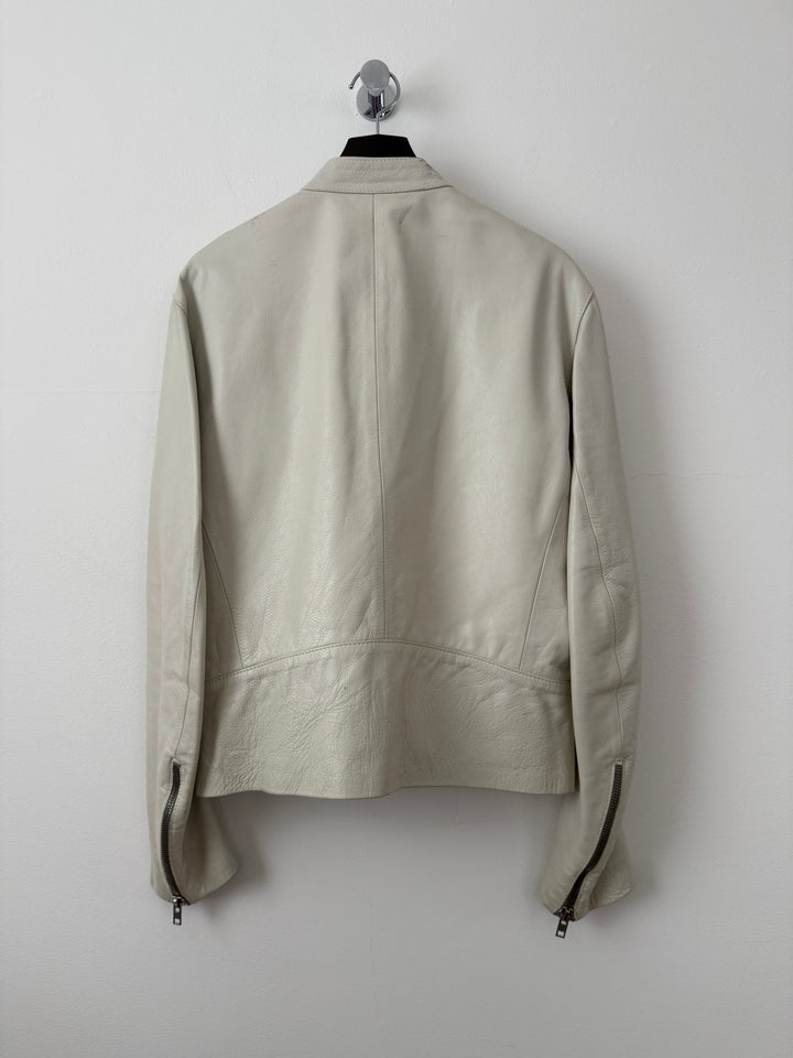 2007 5 Zip Leather Moto Jacket