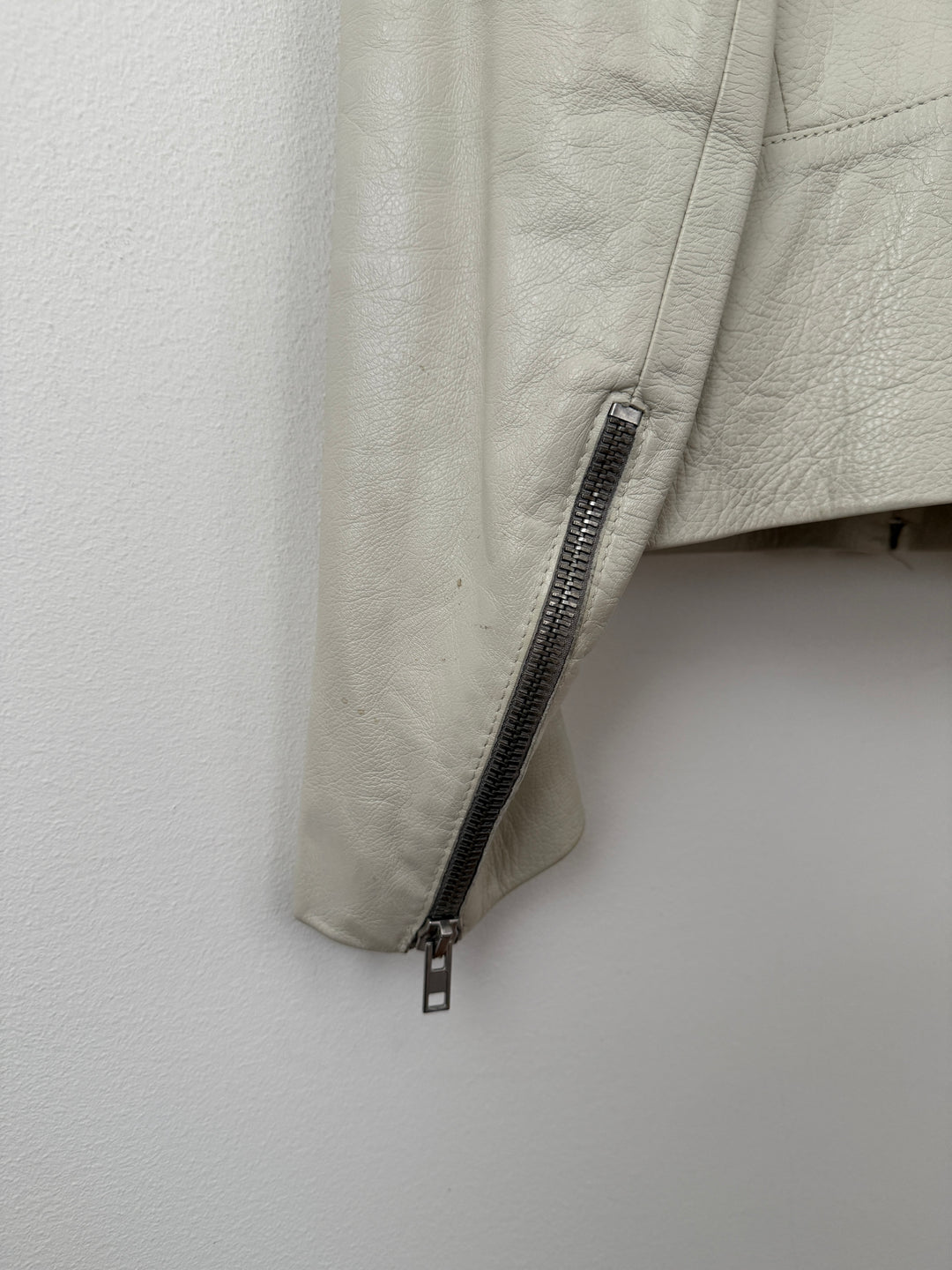 2007 5 Zip Leather Moto Jacket