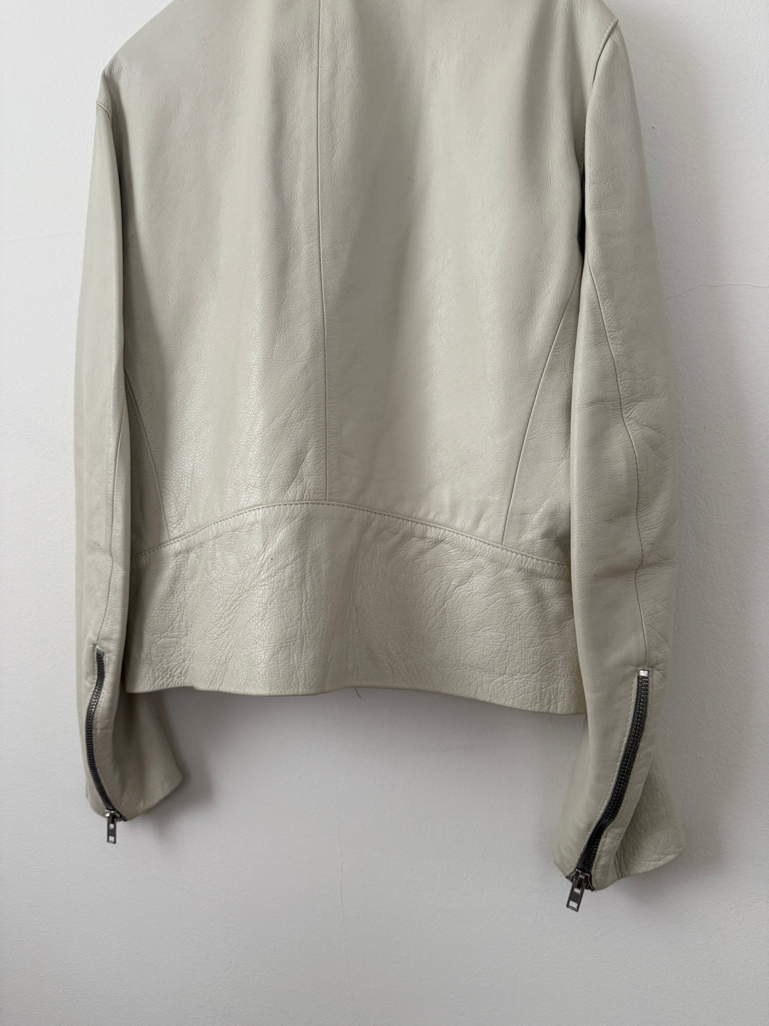 2007 5 Zip Leather Moto Jacket