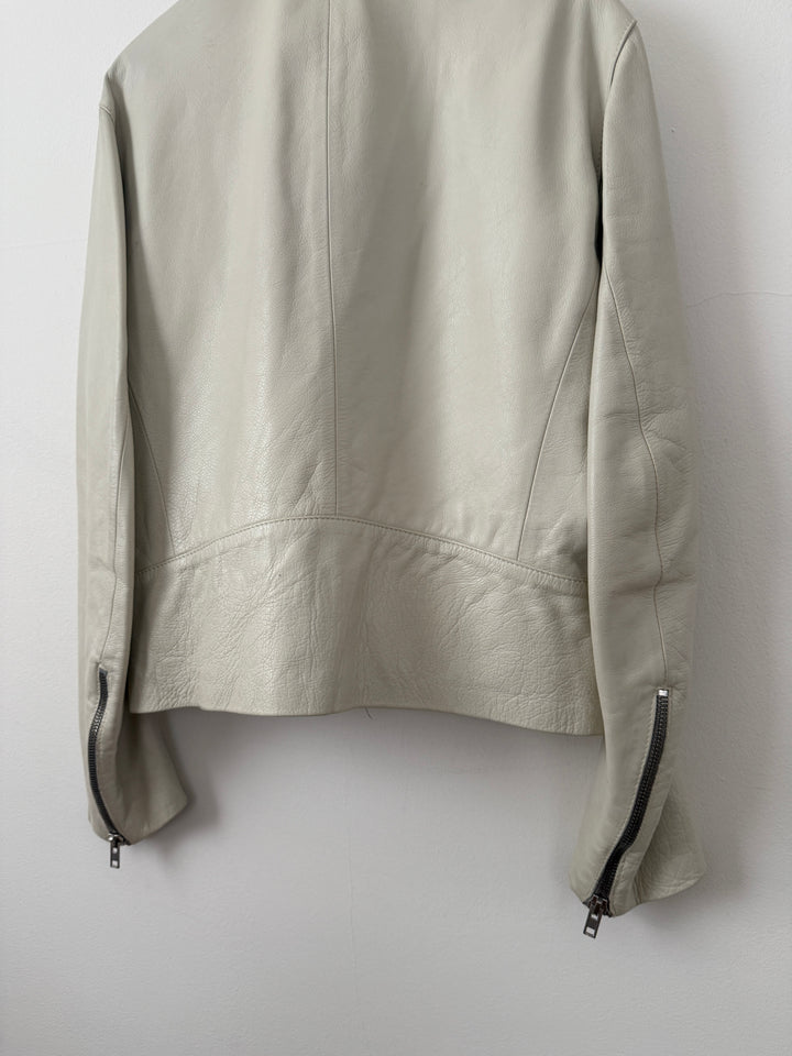 2007 5 Zip Leather Moto Jacket