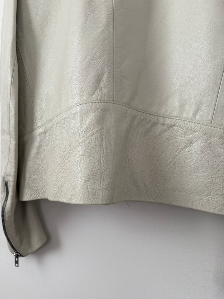 2007 5 Zip Leather Moto Jacket