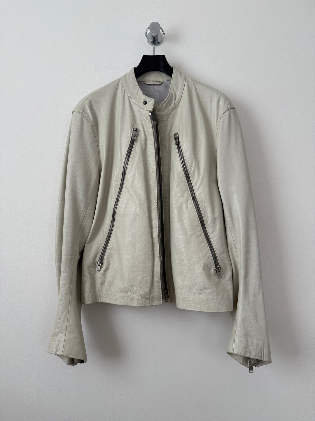 2007 5 Zip Leather Moto Jacket