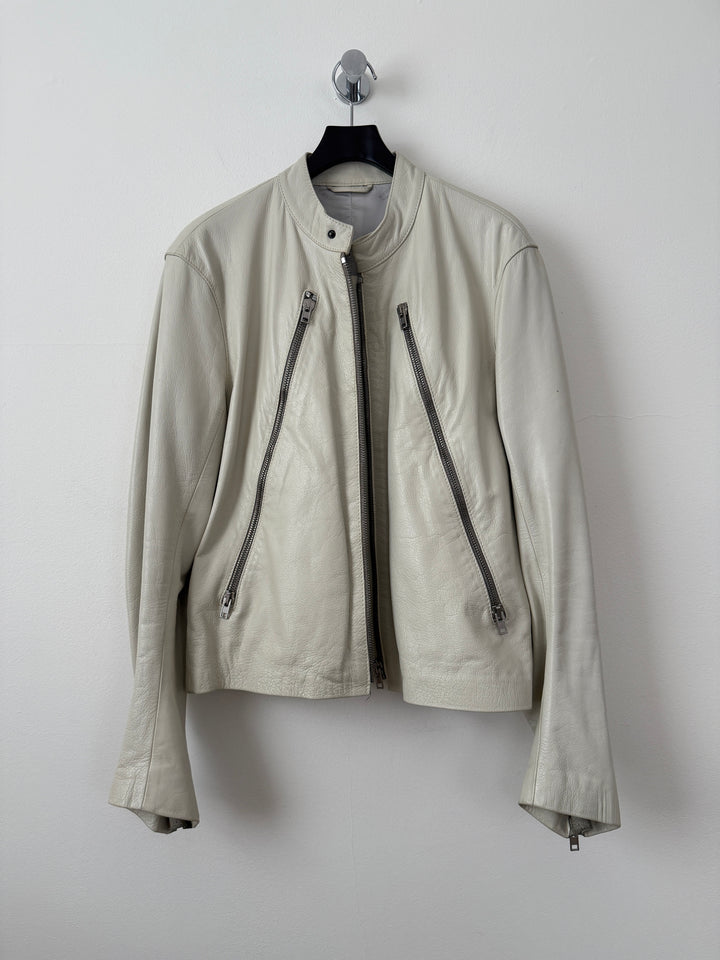 2007 5 Zip Leather Moto Jacket