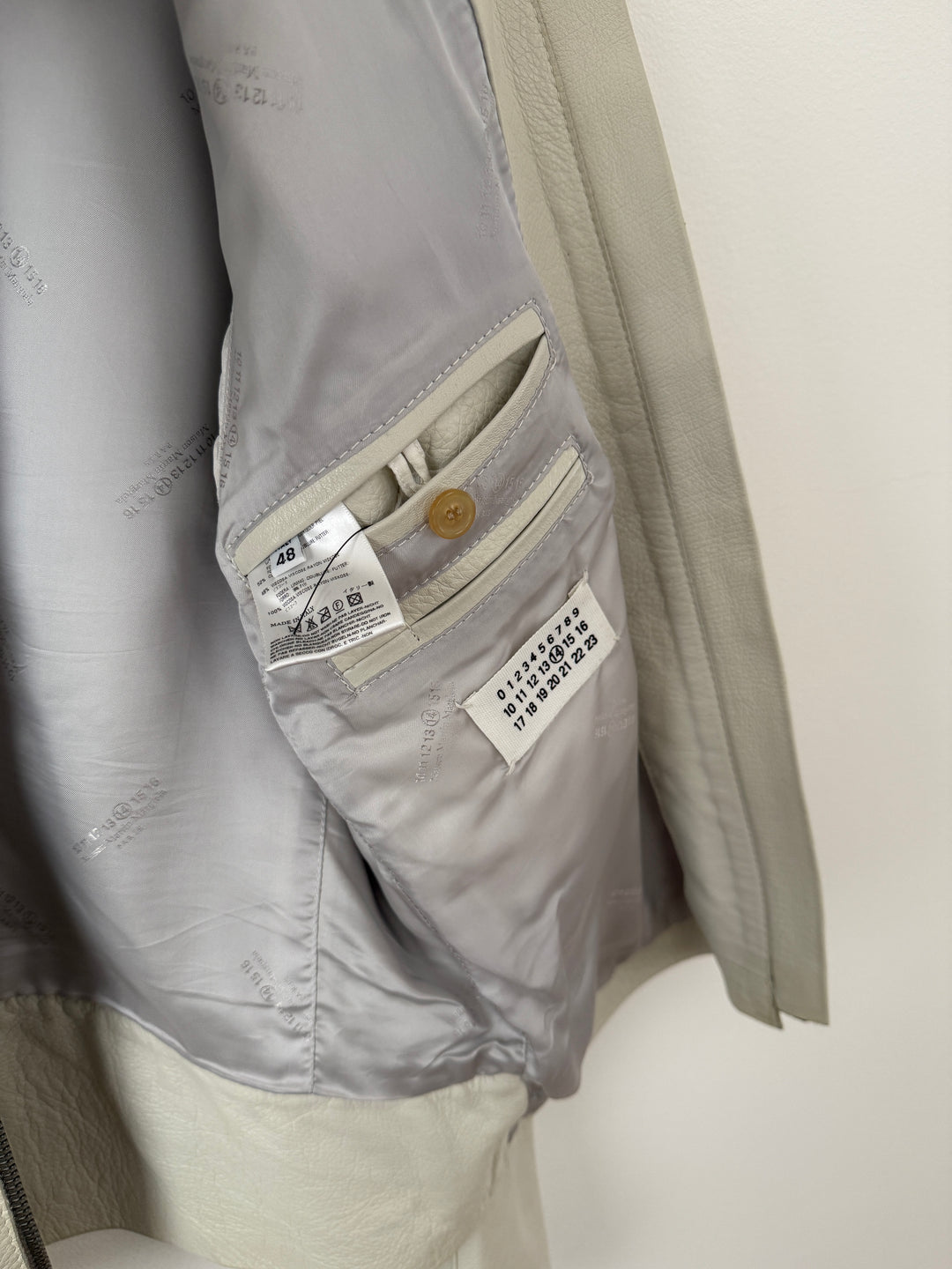 2007 5 Zip Leather Moto Jacket