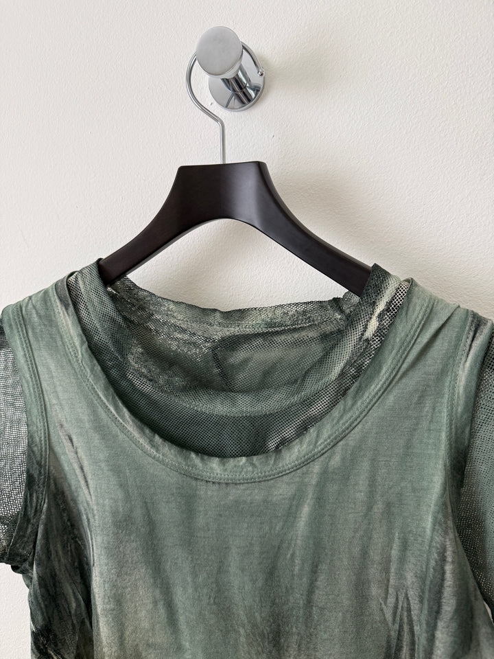 Mesh Layered T-Shirt