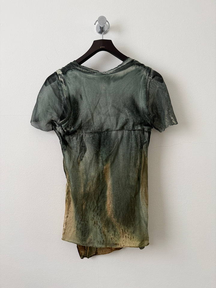 Mesh Layered T-Shirt