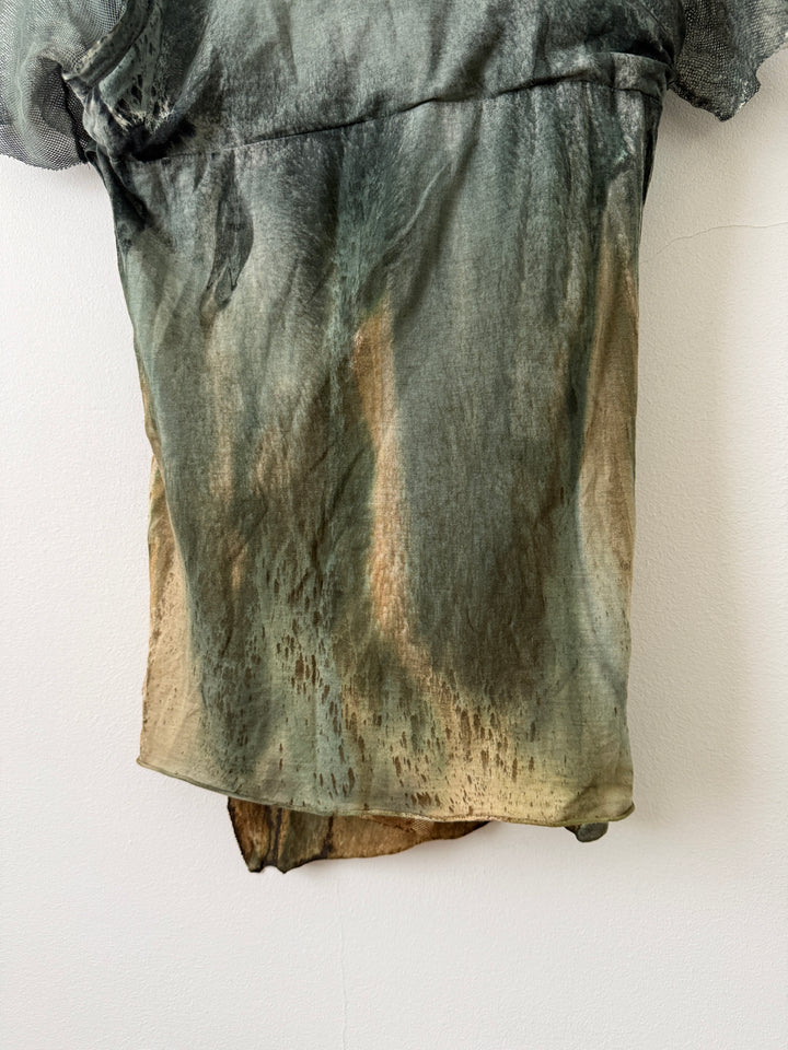 Mesh Layered T-Shirt