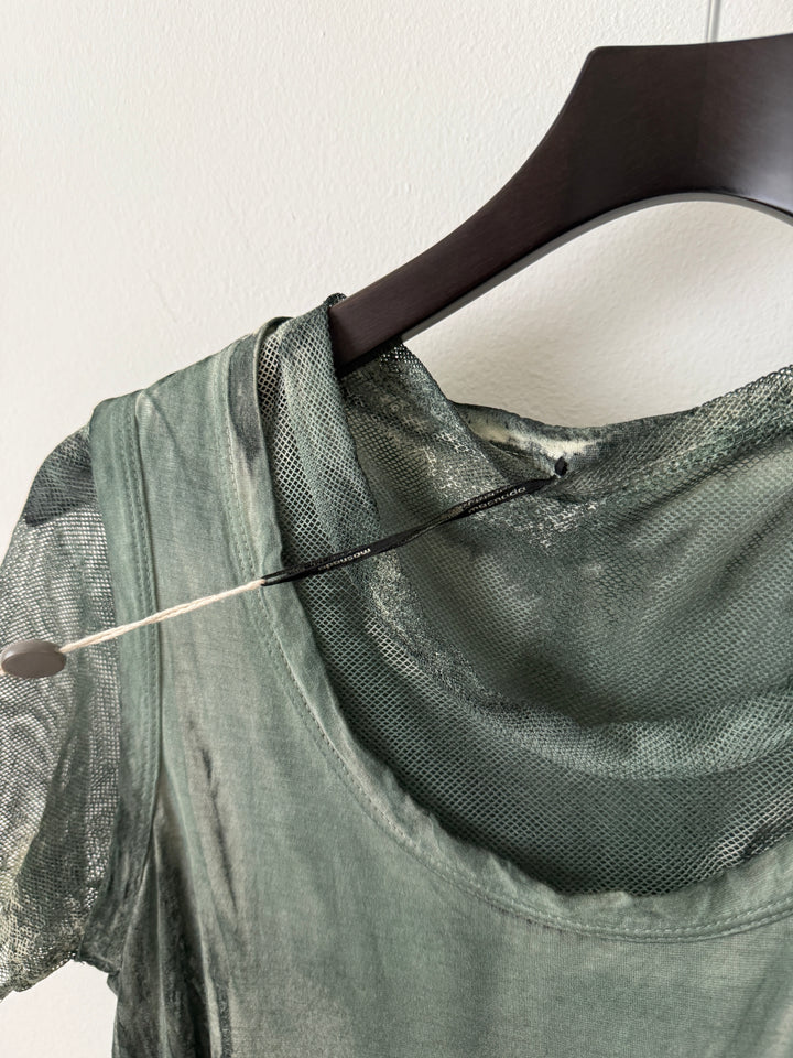 Mesh Layered T-Shirt