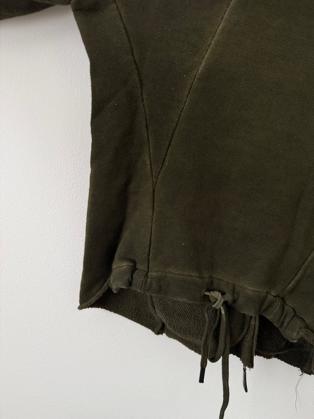 Olive Zip Up Hoodie