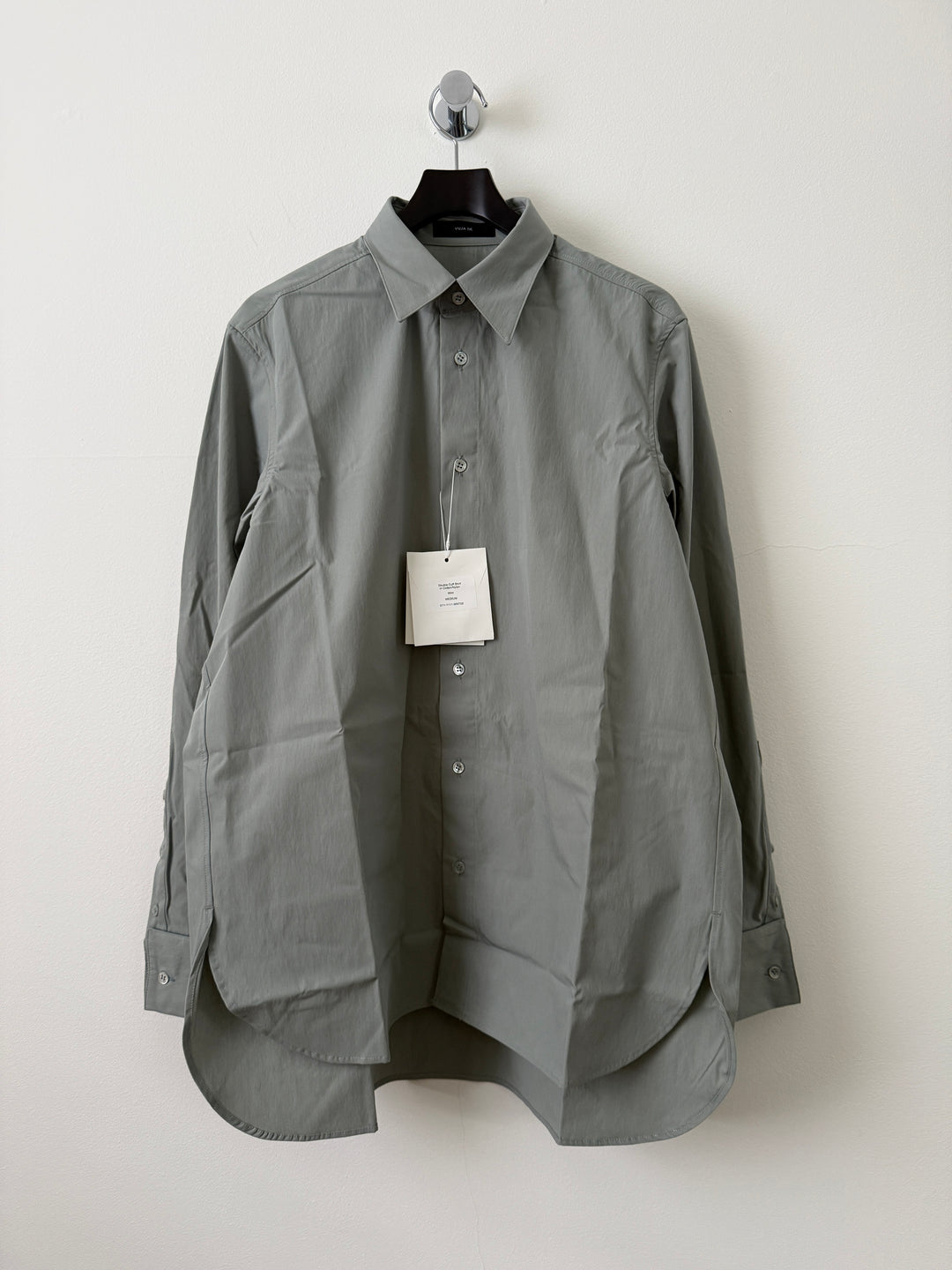 Double Cuff Shirt in Cotton/Nylon