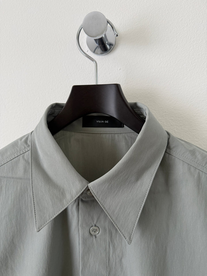 Double Cuff Shirt in Cotton/Nylon