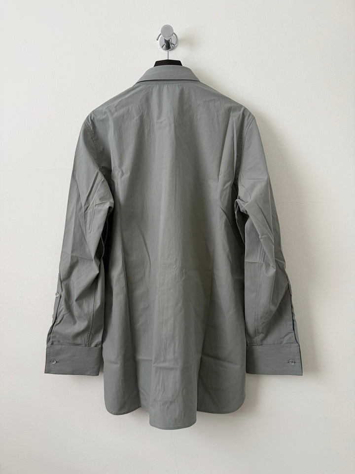 Double Cuff Shirt in Cotton/Nylon