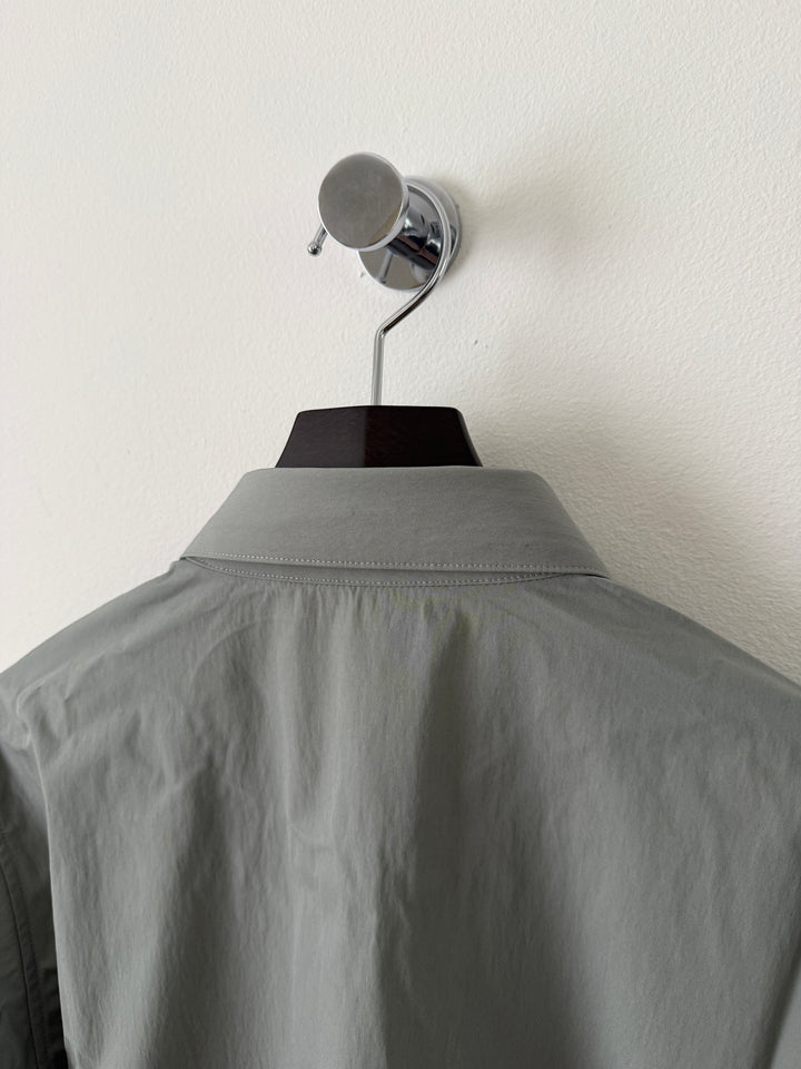 Double Cuff Shirt in Cotton/Nylon